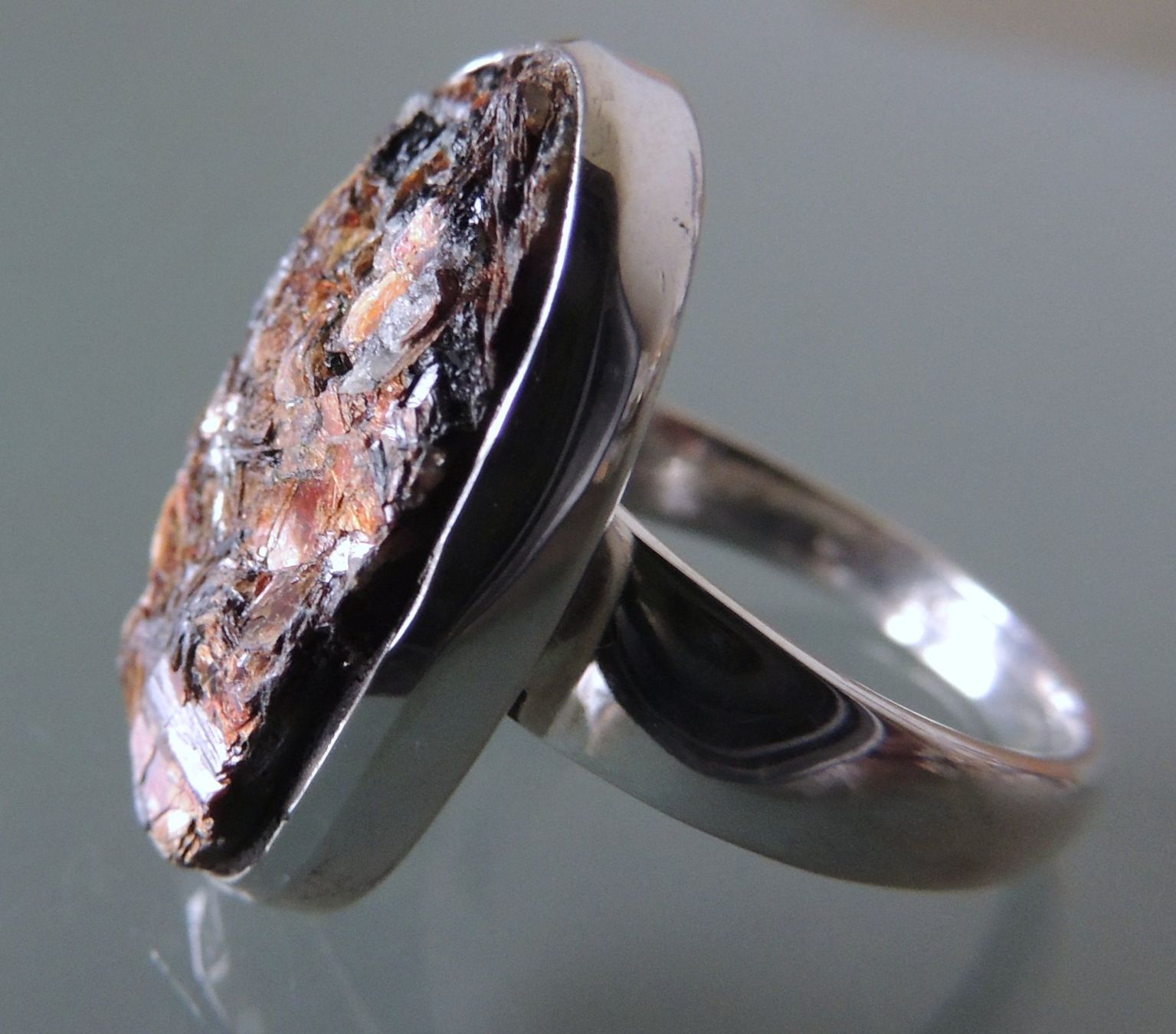 Anelli: Astrophyllit Silber 925 Fingerring – Nuovo e nell'imballaggio originale da Waldenburg venduto da schaller707 1
