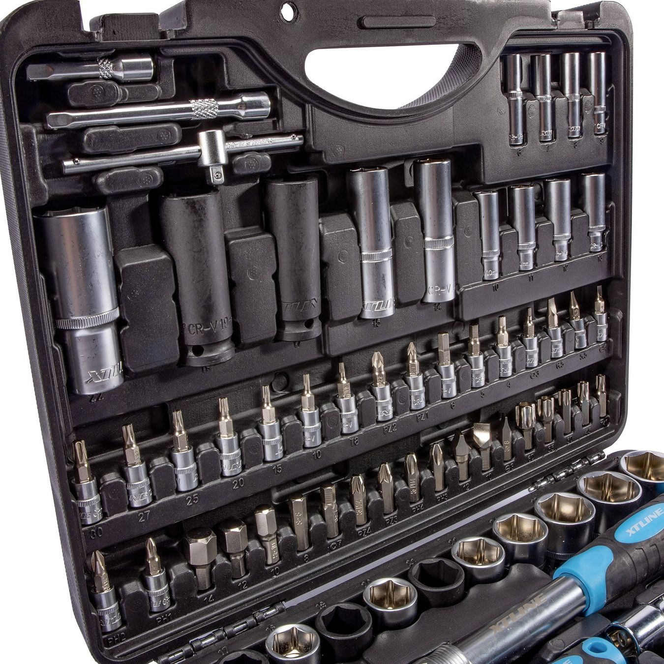 Tutti gli attrezzi: XTLINE Steckschlüssel-Satz 1/4"-1/2" 108tlg. – Nuovo e nell'imballaggio originale da Rothrist venduto da Jacktk 3