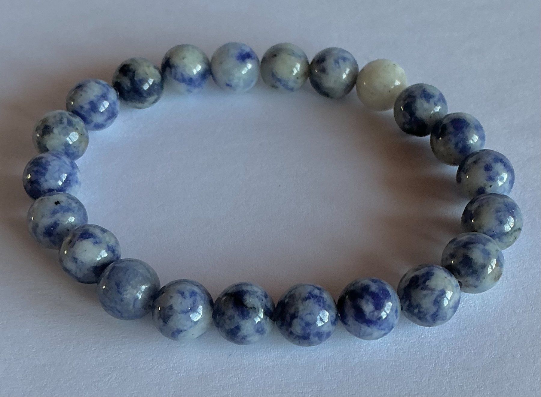 Bracciali & Braccialetti: ARMBAND ECHTE STEINE STEINARMBAND LAPISLAZULI 100% ECHT – Nuovo e nell'imballaggio originale da Berg TG venduto da magginello