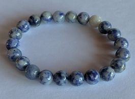 ARMBAND ECHTE STEINE STEINARMBAND LAPISLAZULI 100% ECHT