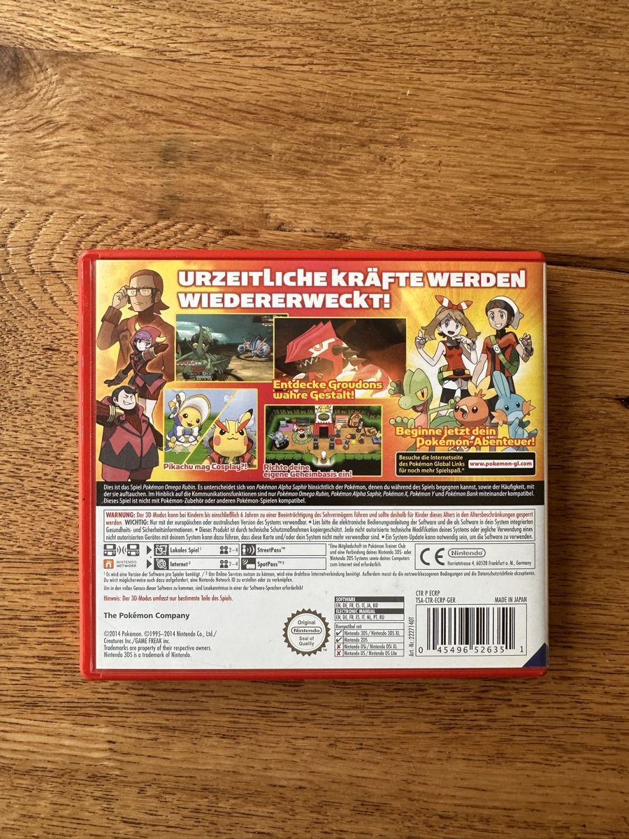Giochi: Pokemon Omega Rubin - Nintendo 3DS – Usato da Heiligkreuz (Mels) venduto da Luova 2