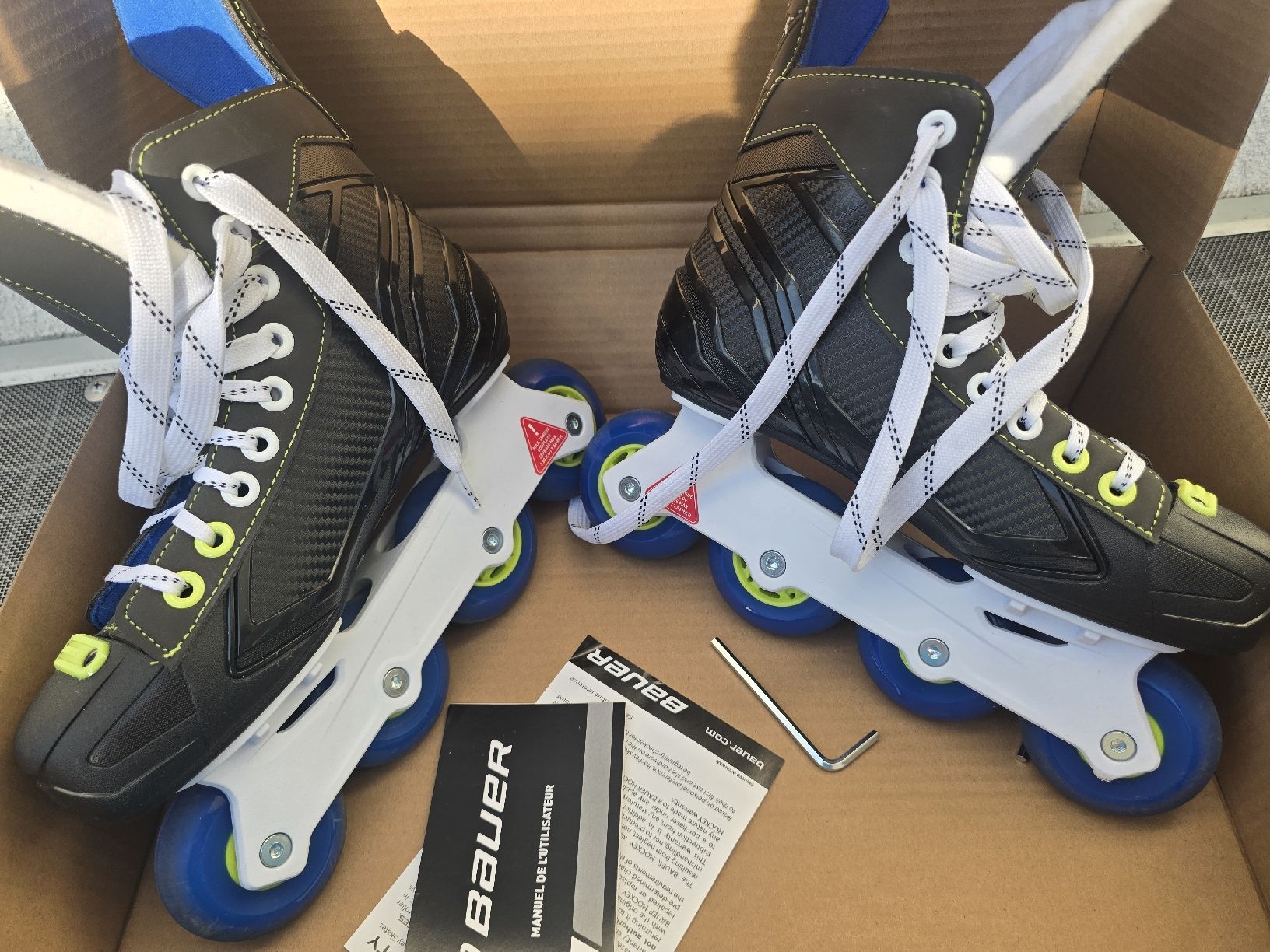 Bauer Pattini in linea & Pattini a rotelle: bauer xr 4.0  – Nuovo (secondo la descrizione) da vallon venduto da Djsubway 4
