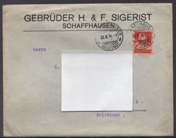 SCHAFFHAUSEN, 30.V.16  GEBRÜDER H. &  F. SIGRIST