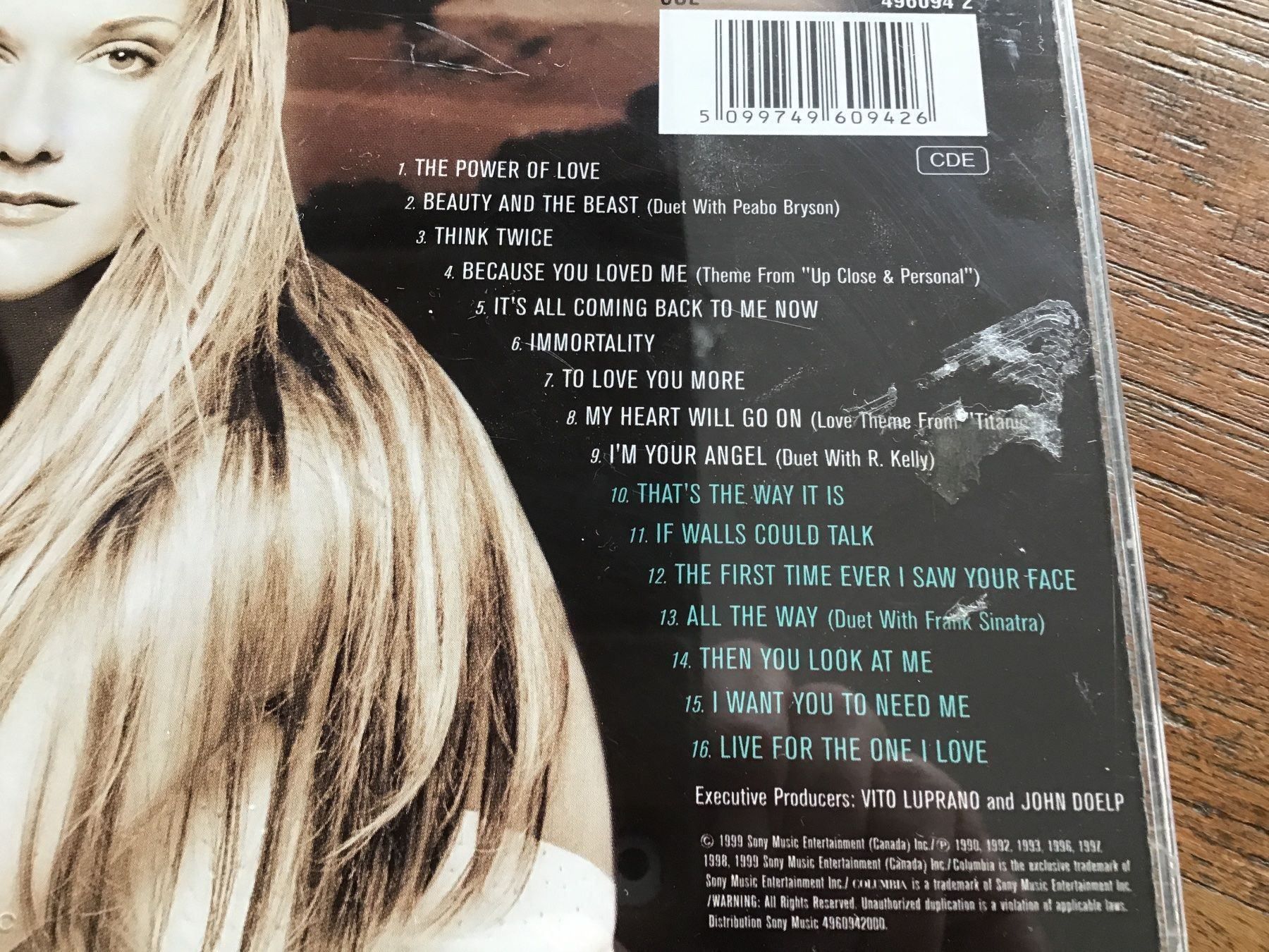 CD: CELINE   DION – Usato da Thierachern venduto da sweden08 1