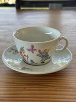 Niedliche Kindertasse mit Unterteller, Zwergenmotiv "Armin"