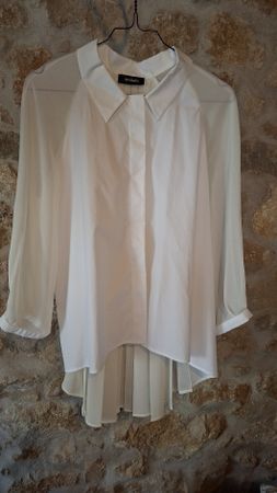 Max & Co. Bluse Weiss Gr. 40, Sommer-Trend, wie neu!
