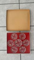 Sottobicchieri  set 7 Cristallo Bleikristall  VINTAGE