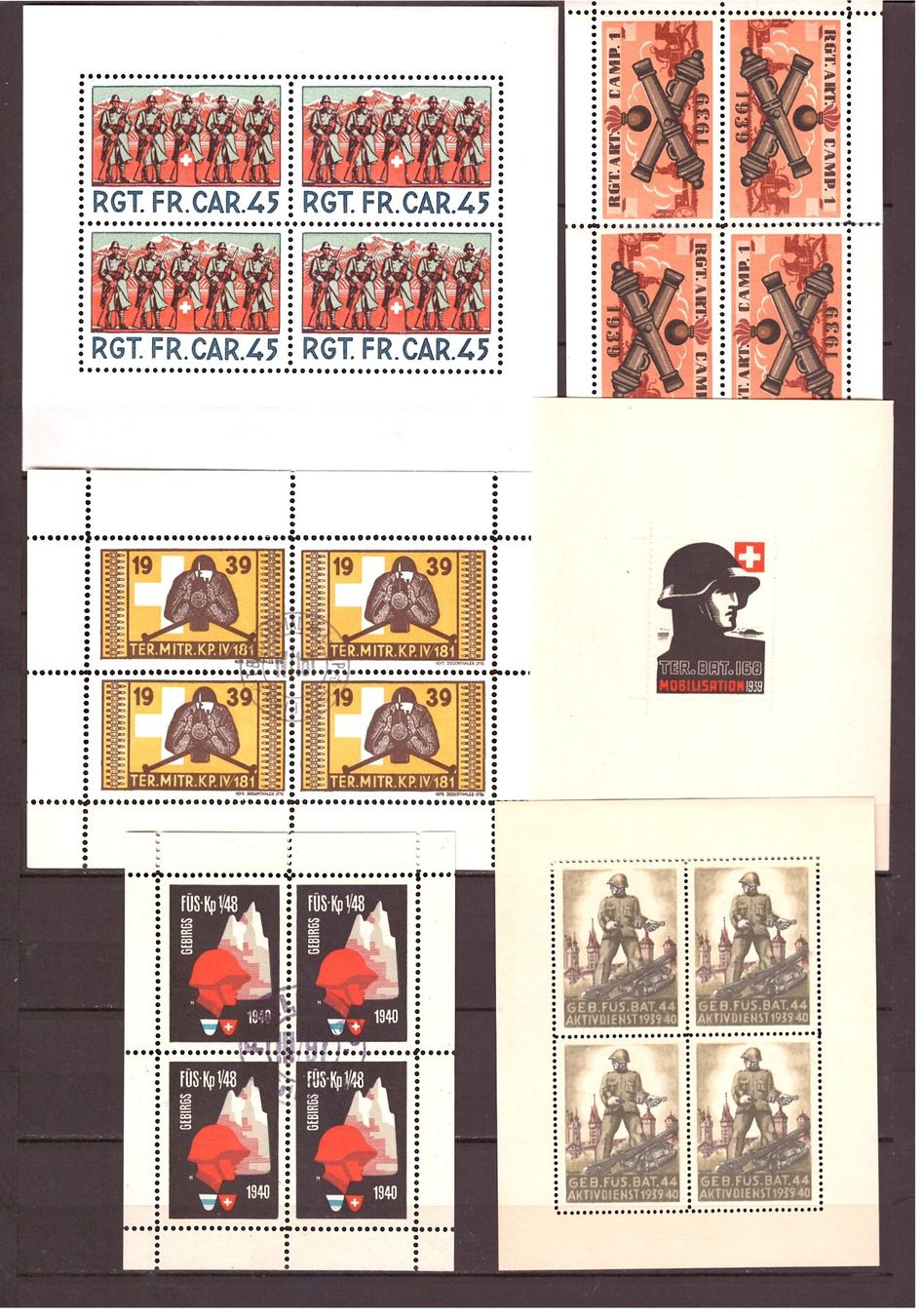 Alle Briefmarken: # 132 --- SOLDATENMARKEN – Gebraucht aus Dübendorf von Piero2