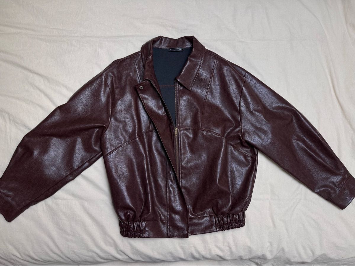 Shein Giacche: Bordeaux Lederjacke Noname – Usato da Sissach venduto da jameliagr 1