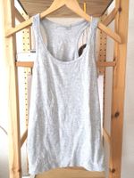 Baumwoll Tank Top Gr. XS/S, 34/36 hellgrau