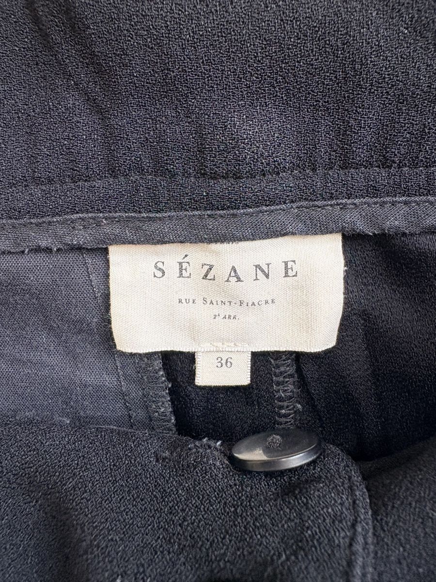 Sezane Pantaloni: Sézane, pantalons Austin, noir, taille 36 – Usato da Lausanne venduto da france.guillermin 2