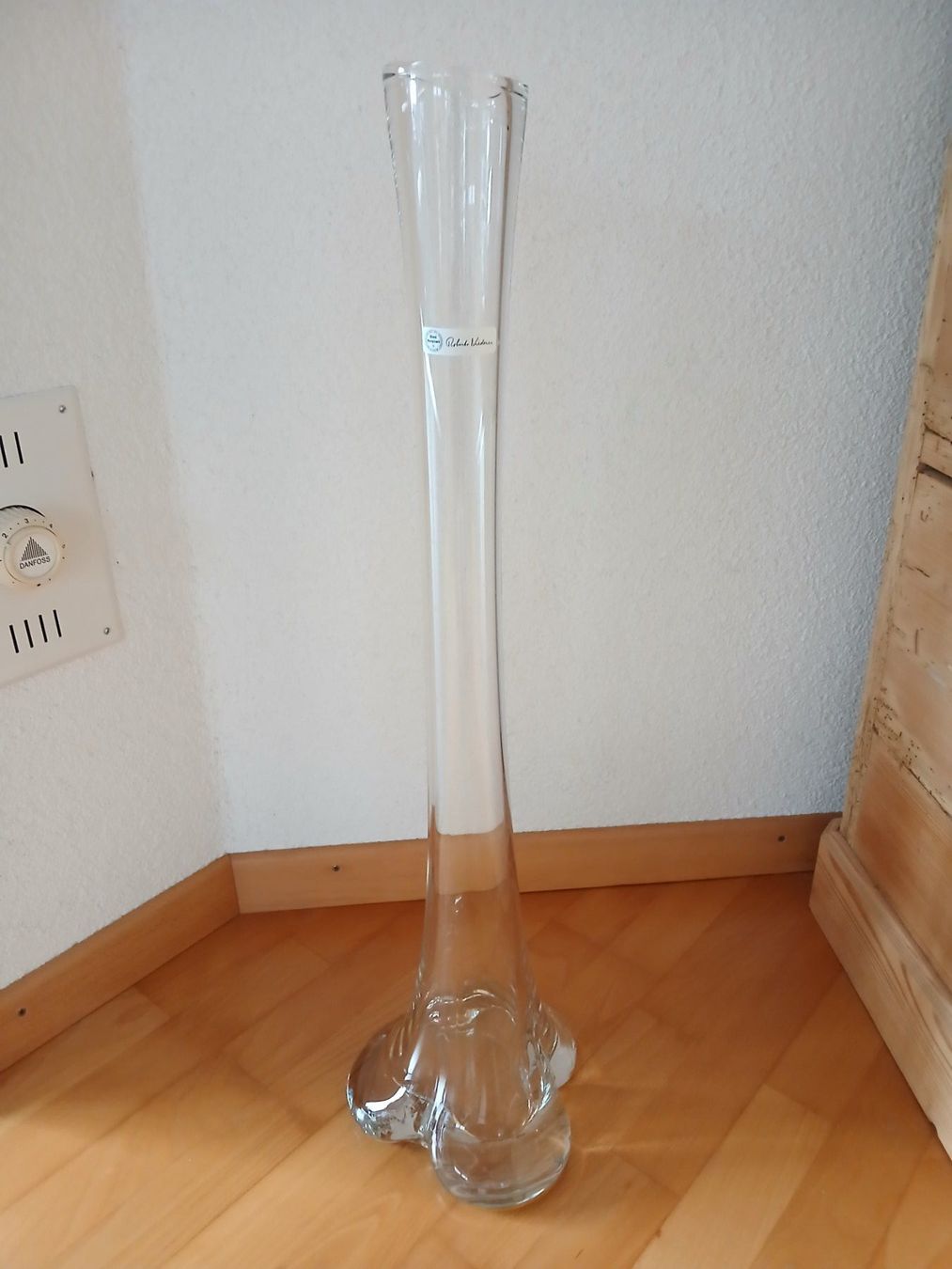 Glasi Hergiswil Vasen & Gefässe: Bodenvase Glasi Hergiswil ca. 68cm – Gebraucht aus Montlingen von Mabesi