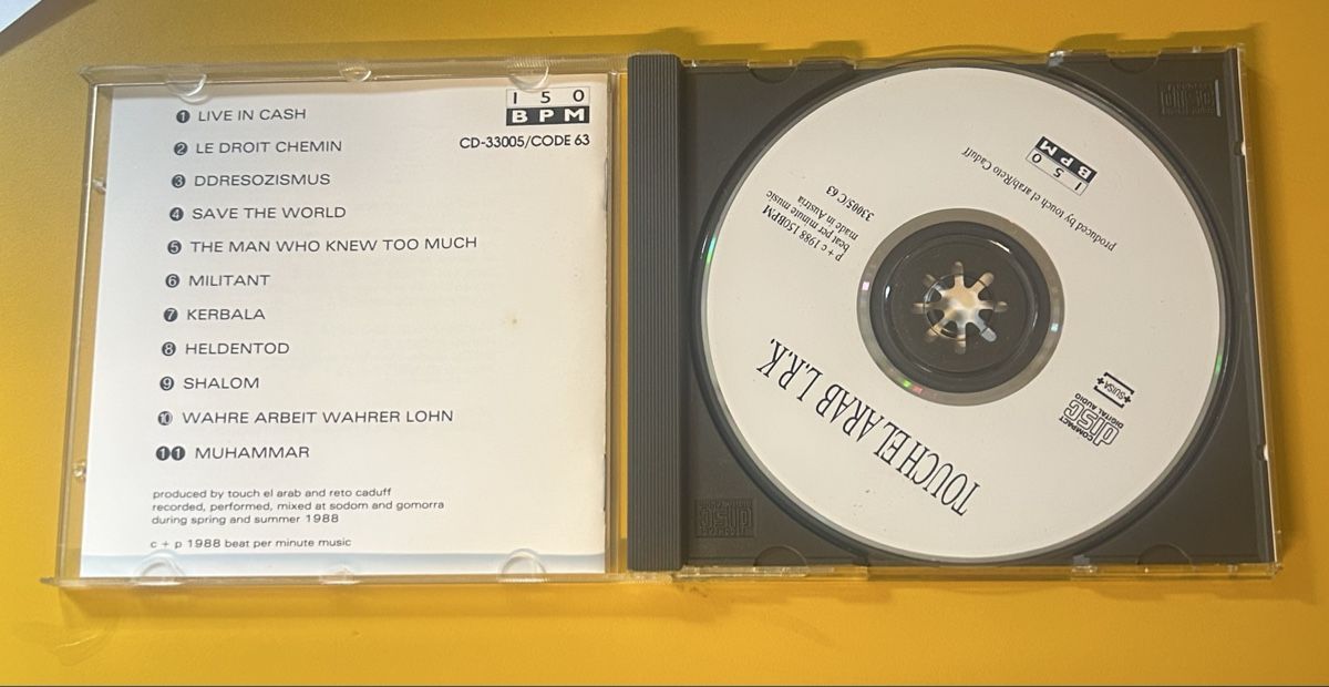 CD: Touch El Arab: L R K – Usato da Zürich venduto da Deliverance 1