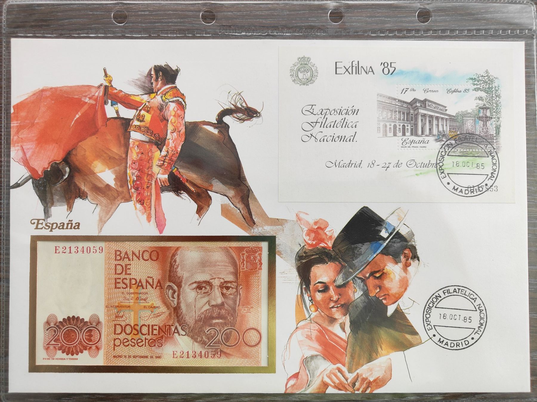 Banknoten: Banknoten-Brief Spanien !!!!!!! – Neu (gemäss Beschreibung) aus Flaach von Lonzo99