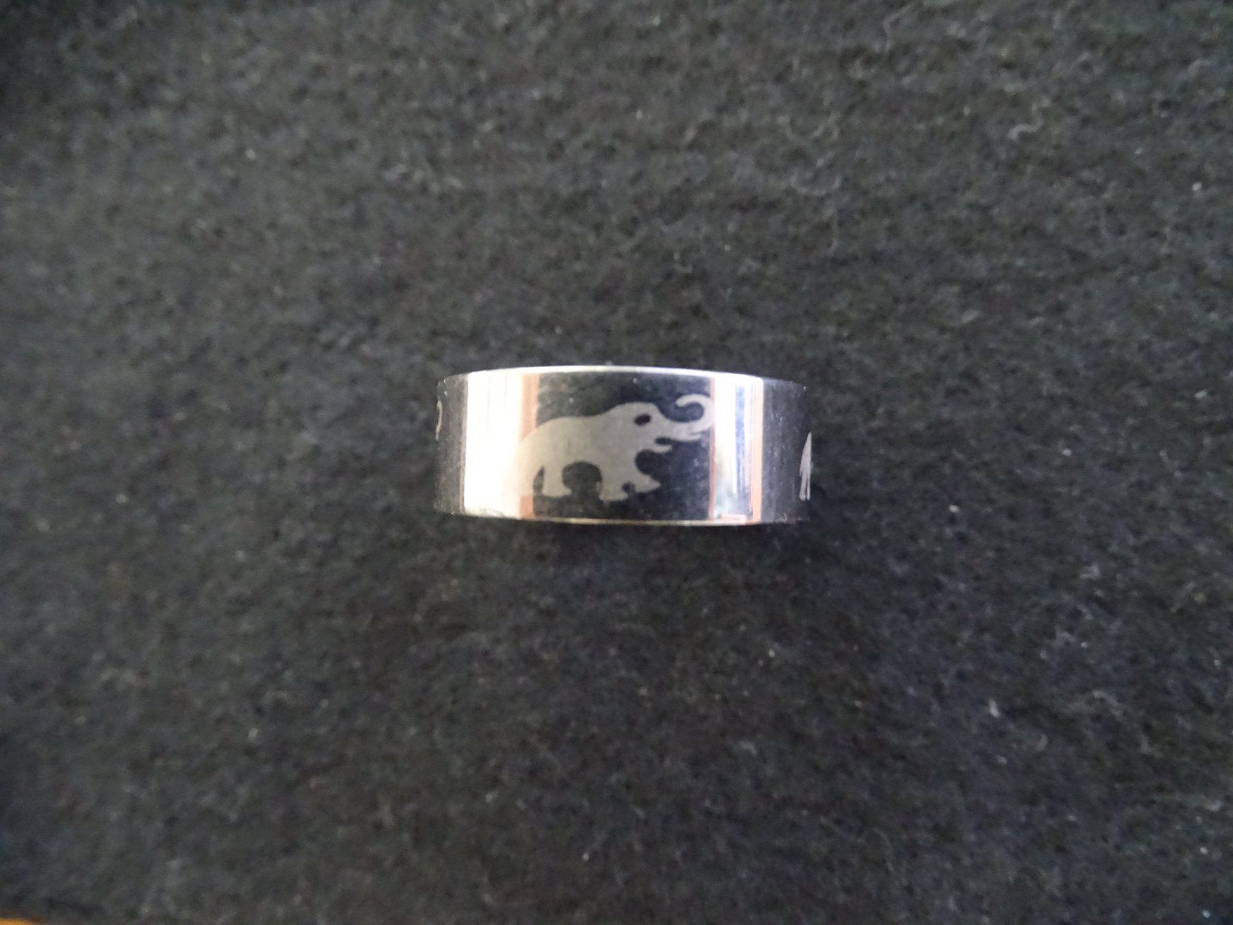 Ringe: Ring Edelstahl Elefant – Neu (gemäss Beschreibung) aus Obergerlafingen von STOGS