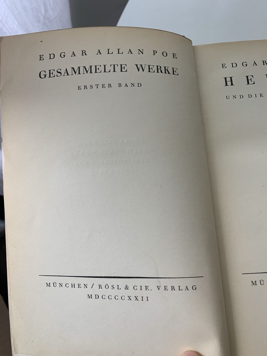Libri: Poe  - Limitiert Nr. 22/50 – Usato da Onex venduto da bru_fp6t 2