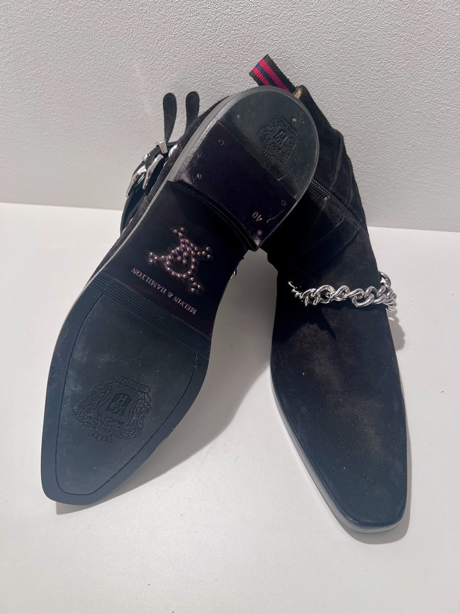 Scarpe da uomo: Melvin & Hamilton Boots - Elvis, Schwarz Wildleder, Gr. 40 – Nuovo (secondo la descrizione) da St. Gallen venduto da Floomer 2