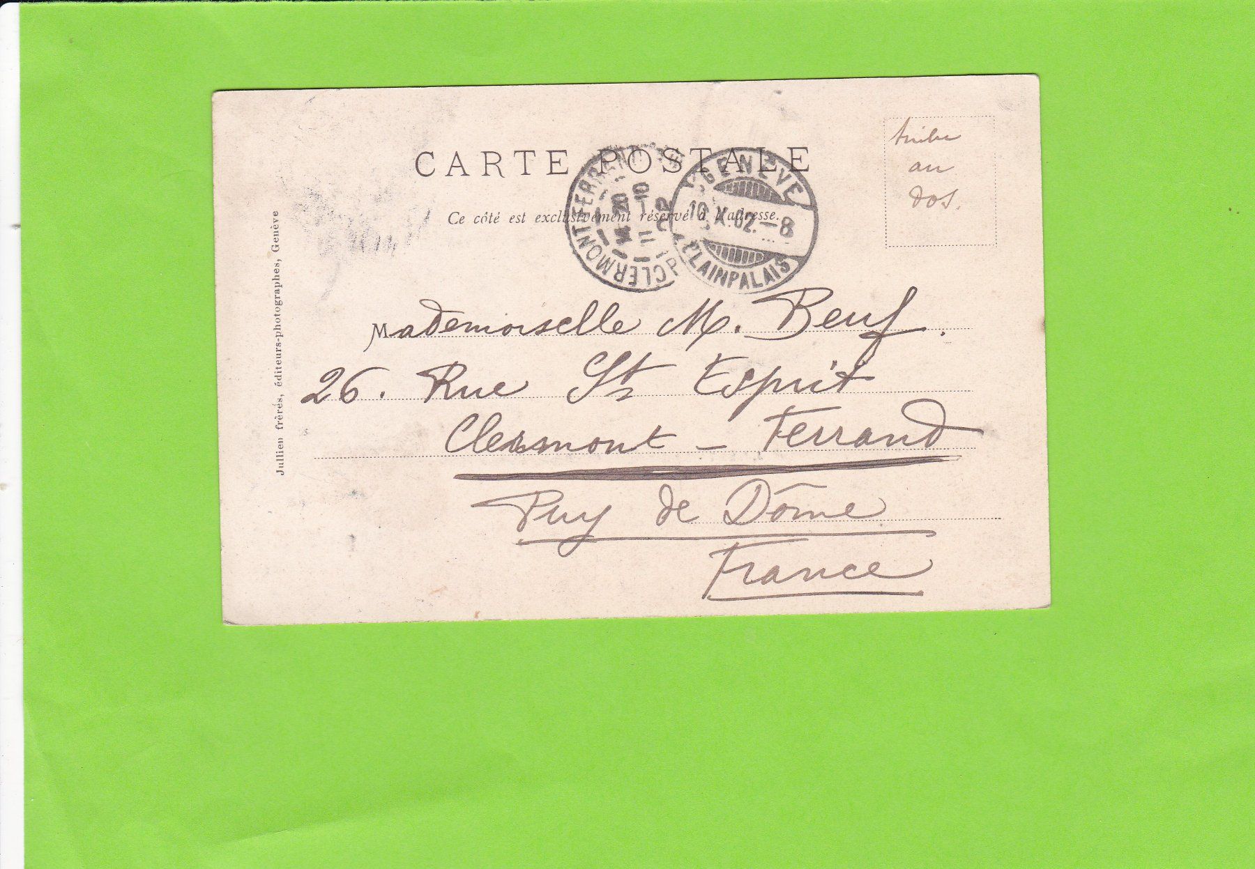 Cartoline postali: La Rade de Genève – Usato da St. Peterzell venduto da neckertal 1