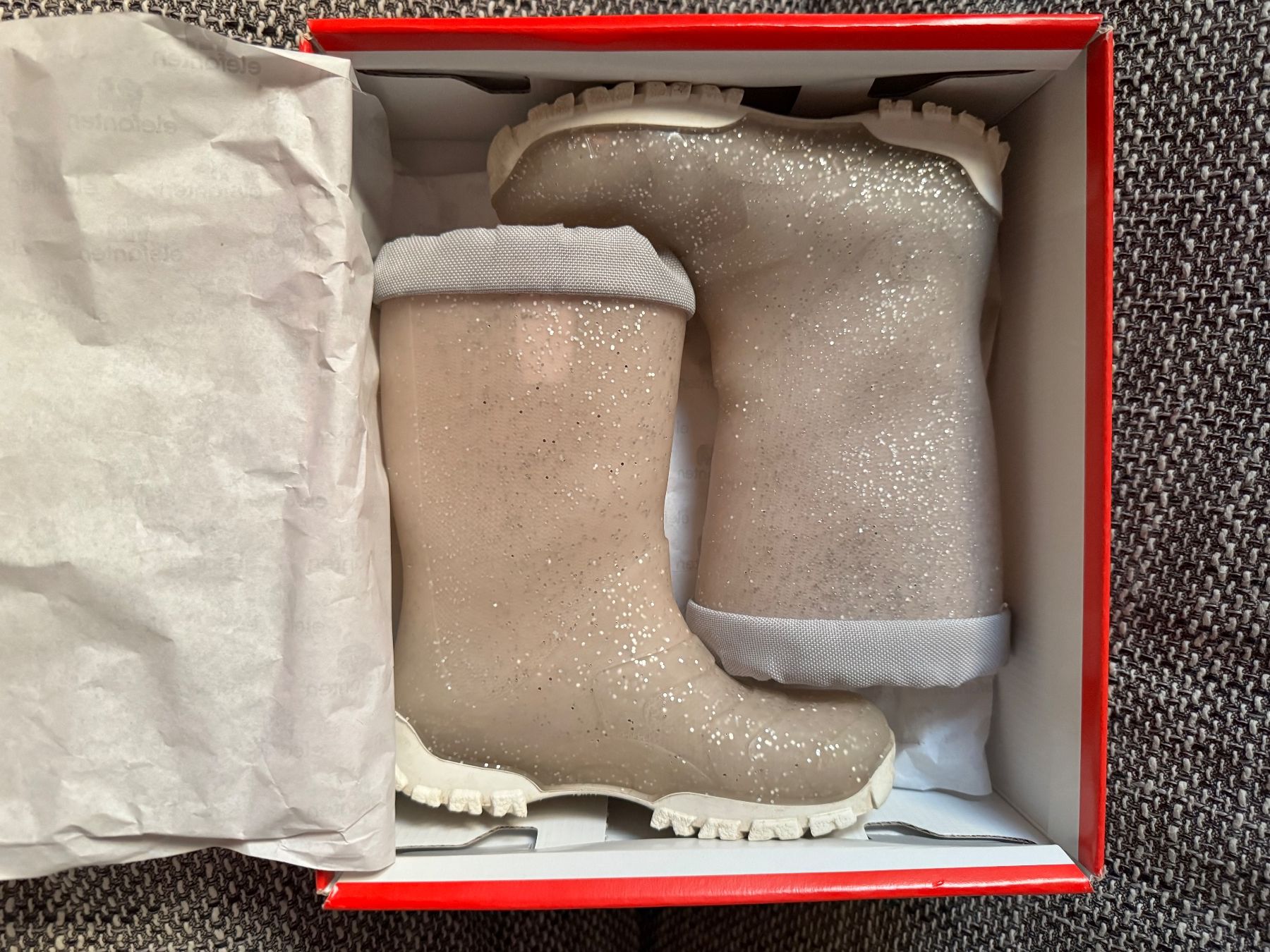 Elefanten Scarpe per ragazzi: Gummistiefel elefanten mit Glitter, Gr.26 – Usato da Gommiswald venduto da Aloha.Spirit 5