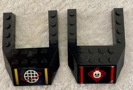 Lego 2 x Wedge 6 x 8 Cutout
