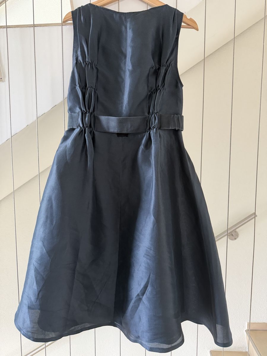 Vestiti: Le Perla blaue Seidenkleid Größe M – Difettoso da Belp venduto da Aliya 3