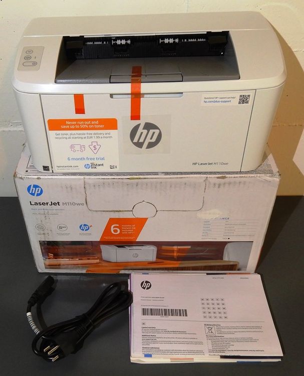 HP LaserJet M110we Laser Drucker NEU & OVP Versand 10 Franke | Kaufen auf  Ricardo