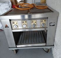 ELRO Gastro Küchen, Elektro-Herd, Kochinsel fahrbar.