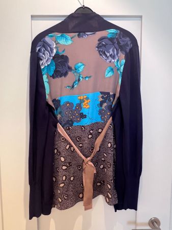 Lange Strickjacke aus Seide von Maliparmi