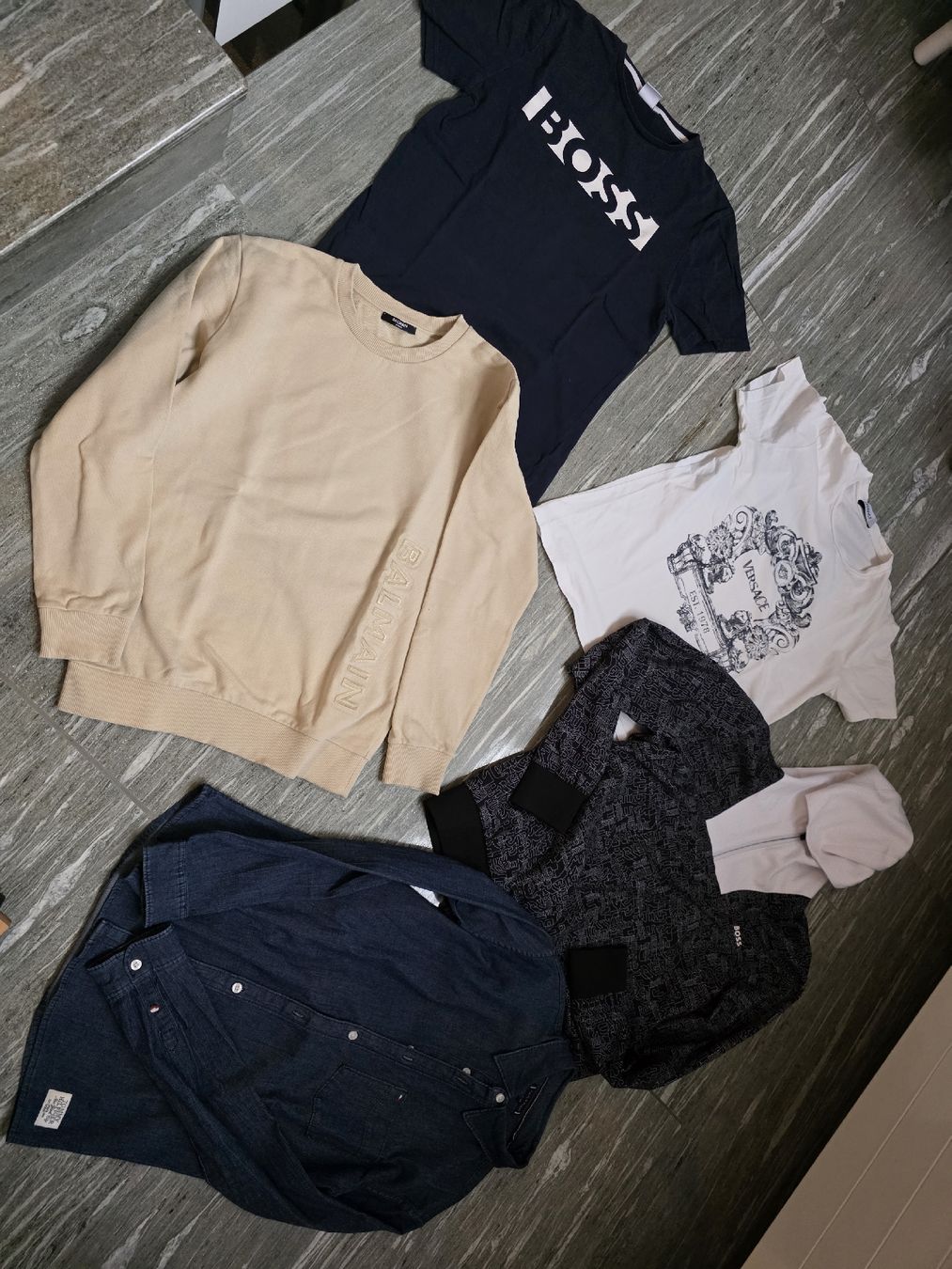 Ensembles coordonnés: Set, Shirts und Pullover, Grösse 14, 164 – Neuf (Voir description) à Mollis par DaKo79