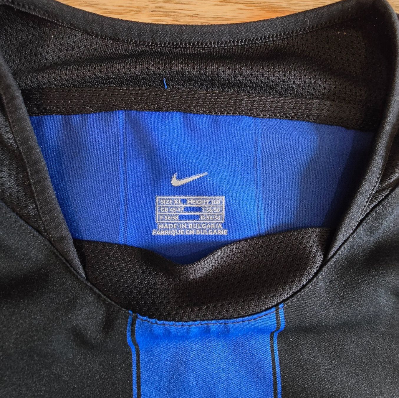 Nike Leibchen & Hosen: Inter Mailand | Van der Meyde | 2003/04 | Heimtrikot | gut – Gebraucht aus Zollbrück von MiKron 2