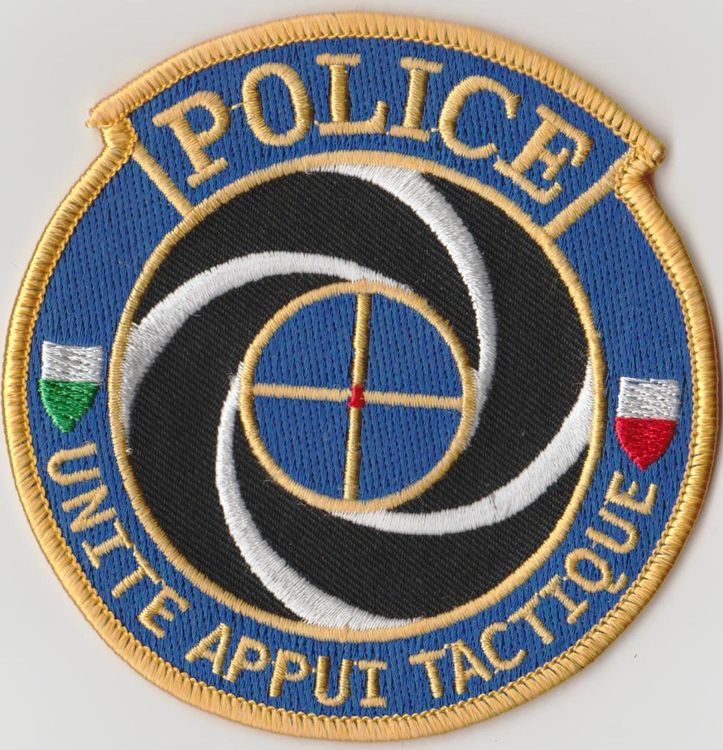 POLICE UNIT APPUI TACTIQUE mit Klett Stoff (Neu (gemäss Beschreibung ...