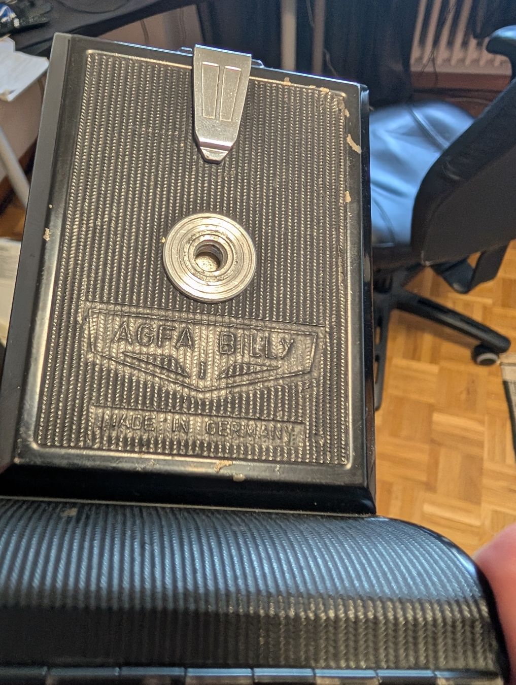 Agfa Kamera: Agfa Billy Klappkamera mit Originaltasche – Gebraucht aus Roggwil BE von MA-4900 3