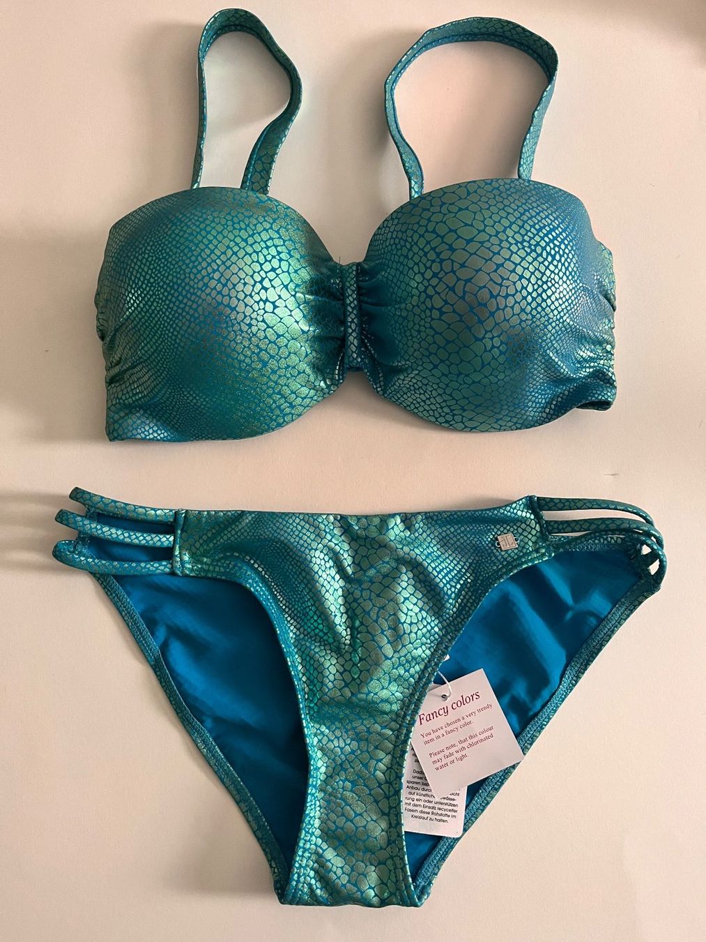 Costumi da bagno & Bikini: JETTE, Bikini, Grösse 34B, Farbe Türkis – Nuovo e nell'imballaggio originale da Rudolfstetten venduto da gst_g7xl