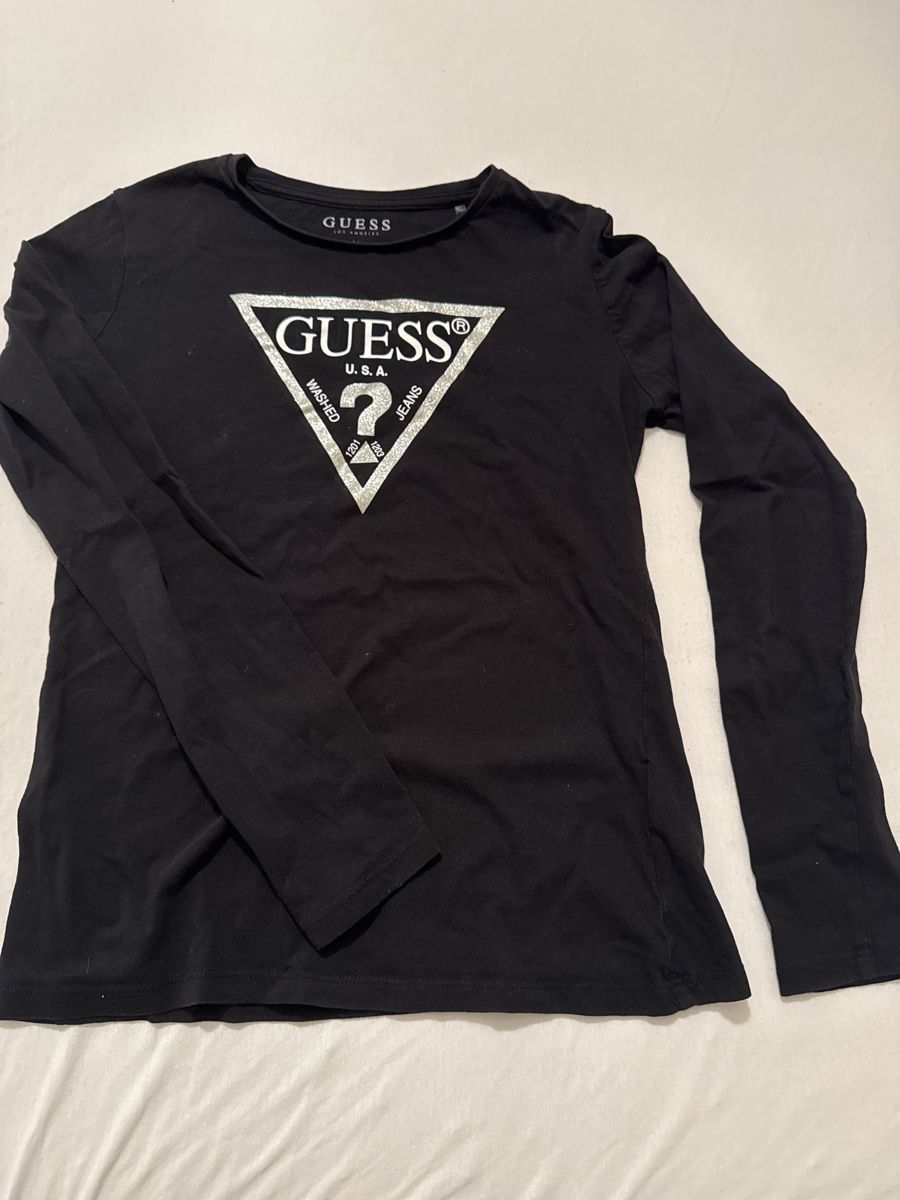 Guess Maglioni & Felpe: GUESS Langarmshirt, schwarz, Baumwolle – Usato da Neuenegg venduto da mel_5pnq
