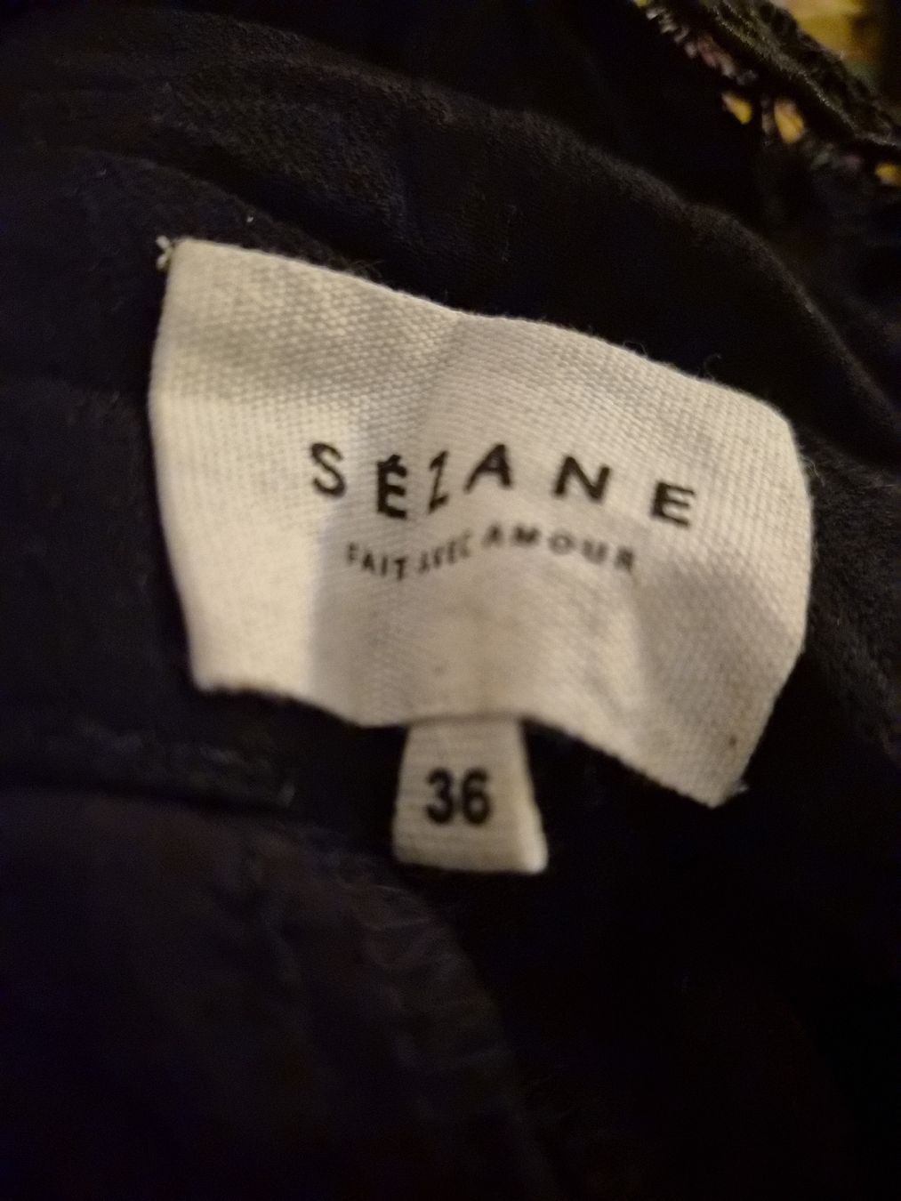 Sezane Tute: Combinaison short SÉZANE Anny noir taille 36   – Nuovo (secondo la descrizione) da Genève venduto da stepher85 1