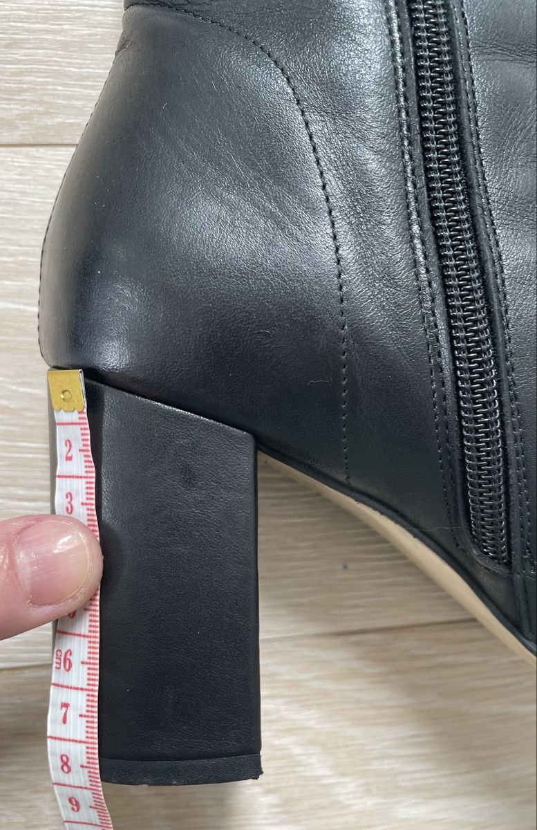 Hallhuber Scarpe da donna: Hallhuber Black Leather Ankle Boots sz 38 – Usato da Oberwil BL venduto da Stellochkas 3