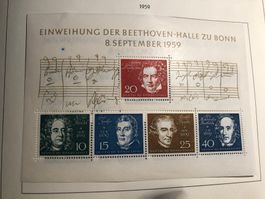 1 bloc neuf** 1959 Allemagne RFA