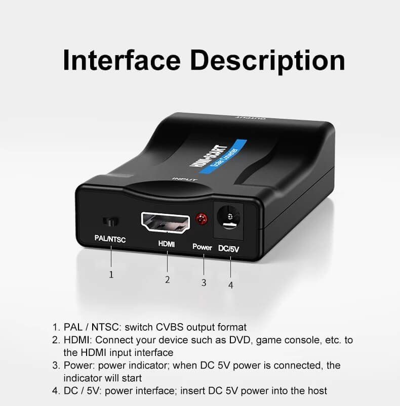Convertitori: HDMI zu SCART Composite Video Converter – Nuovo e nell'imballaggio originale da Unterägeri venduto da RmOnline 2