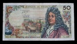 50 Francs - Banque de France 7.12.1967 - X.109 80277