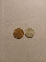 Lot de 2 pièces de monnaie Fiji, 1969, 2 et 5 cents