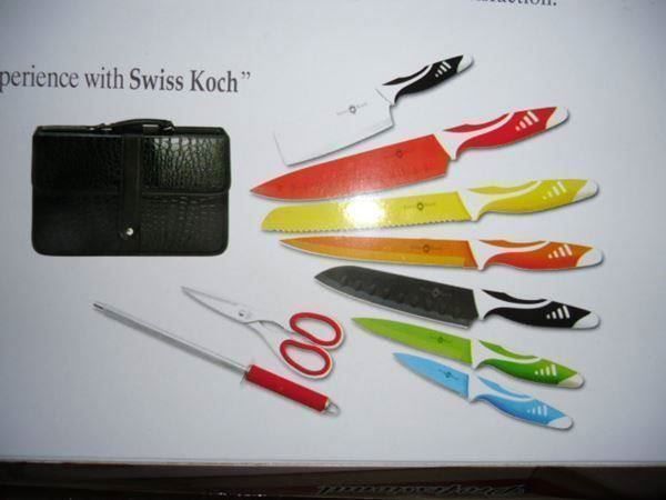 Swiss koch professional 2024 6 pcs knife set