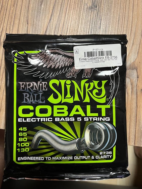 Ernie Ball Slinky Cobalt 5String Bass Saiten Kaufen auf Ricardo