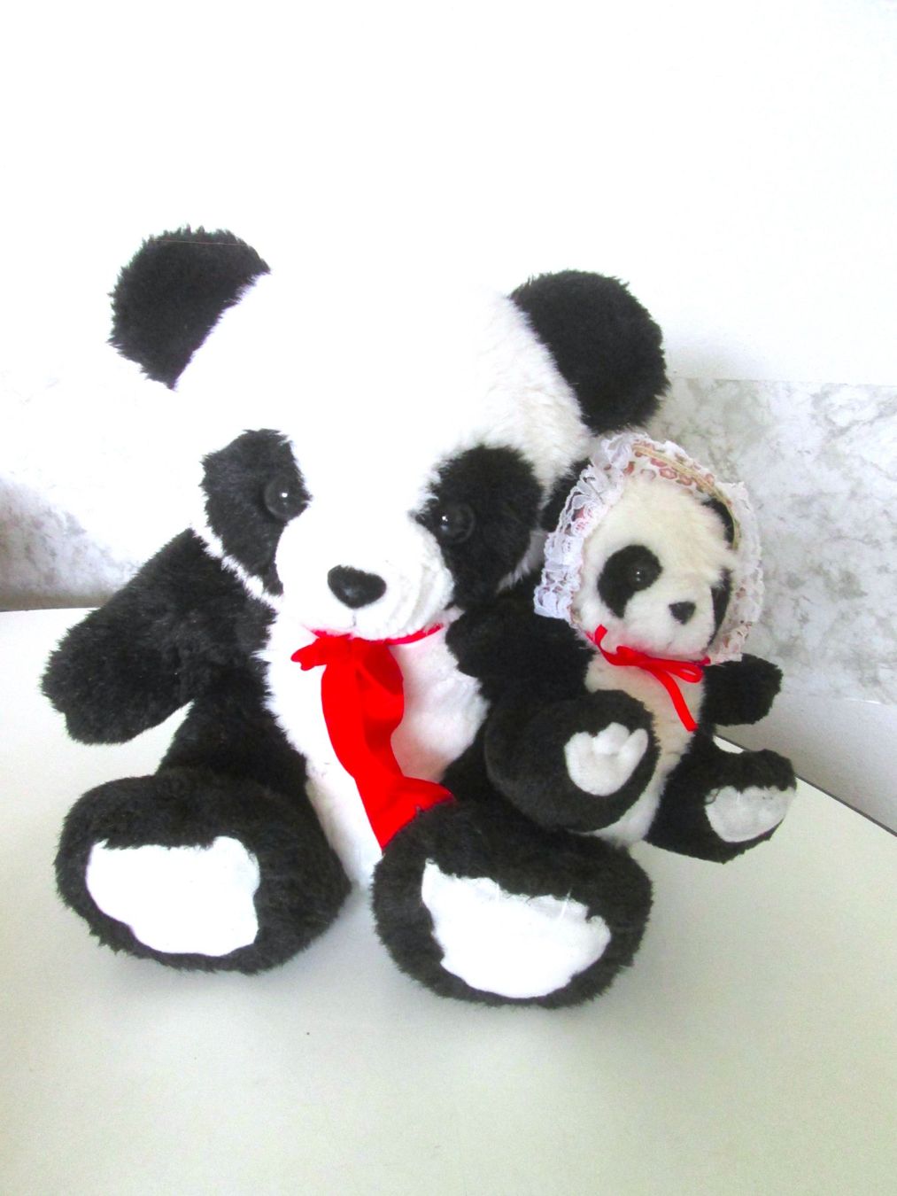 Spielzeuge: Plüsch-Panda mit Baby – Gebraucht aus Sementina von babucia