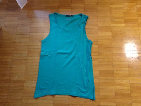 Herren T-Shirt grün ohne Arme  Gr. L  H&M