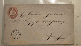 1870 Tüblibrief von Benken nach Zürich 