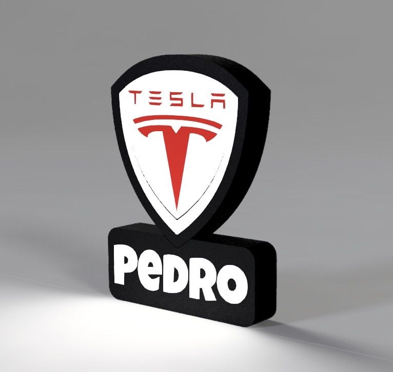 Lampade: Lightbox lumière led TESLA - personnalisable – Nuovo (secondo la descrizione) da Vicques venduto da PAMB3D 2