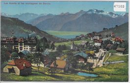 Les Avants et les montagnes de Savoie - Litho