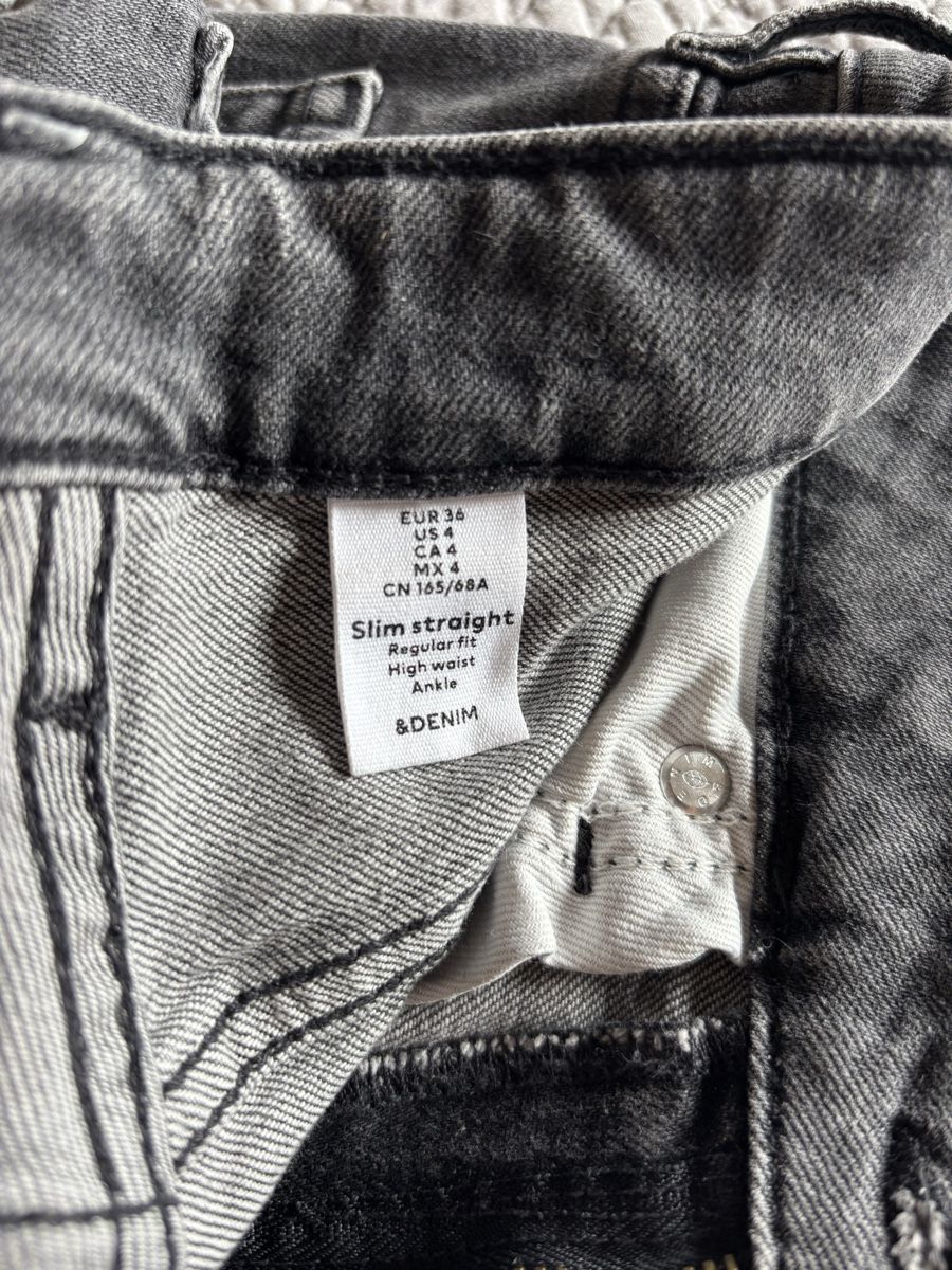 H&M Jeans: Jean slim coupe droite gris – Neu (gemäss Beschreibung) aus Lausanne von shabnam.t 5