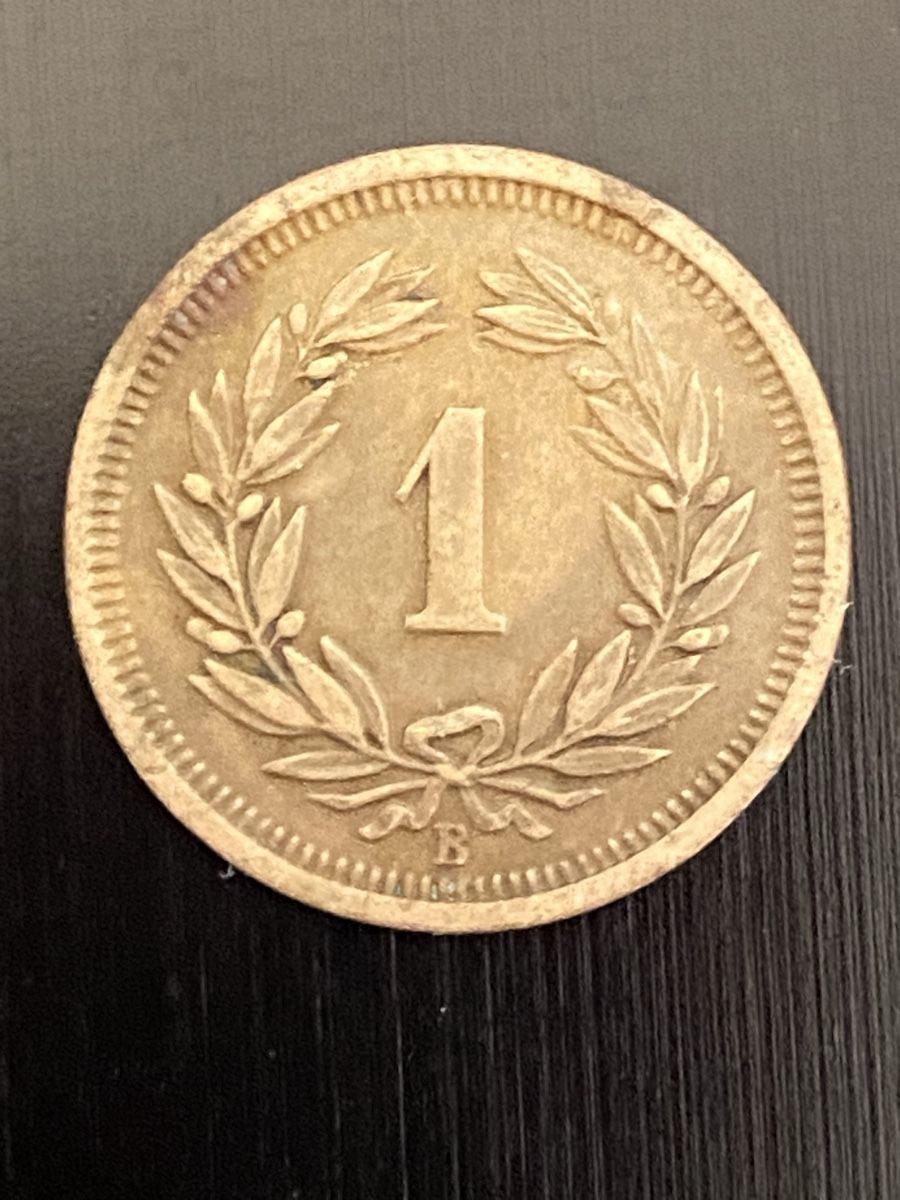 Tutti le monete: 1 centime suisse 1941 bronze  – Usato da Corsier-sur-Vevey venduto da Ginoarturo 1