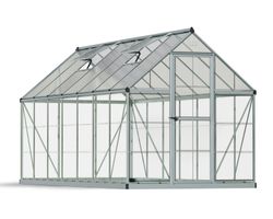 Gewächshaus Hybrid 2 x 4.3 silber